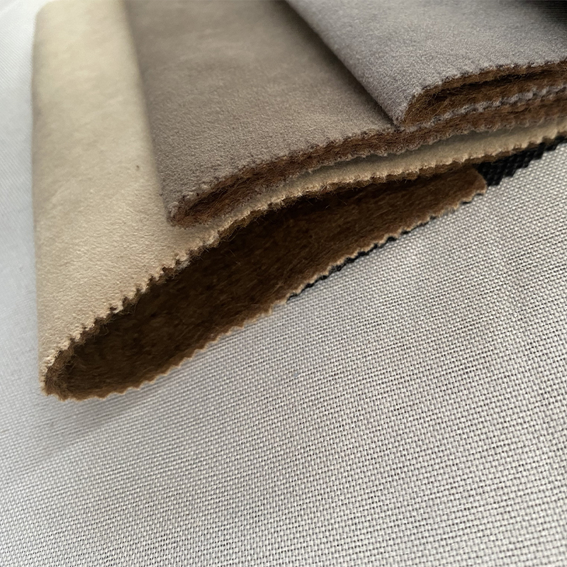 Matte Suede Lambswool Sofa Fabric